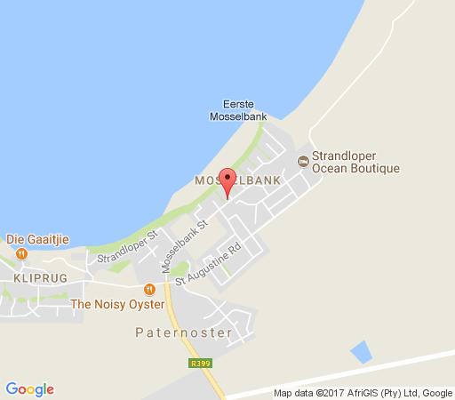 Map Potters\' Rest in Paternoster  West Coast (WC)  Western Cape  Suid-Afrika