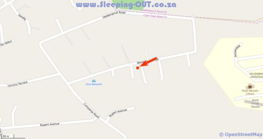 Map Agape Apartments in Somerset West  Helderberg  Western Cape  South Africa