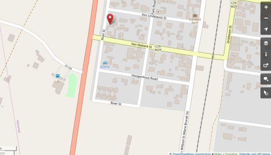 Map Boutique Guesthouse Mariental in Mariental  Hardap  Namibia