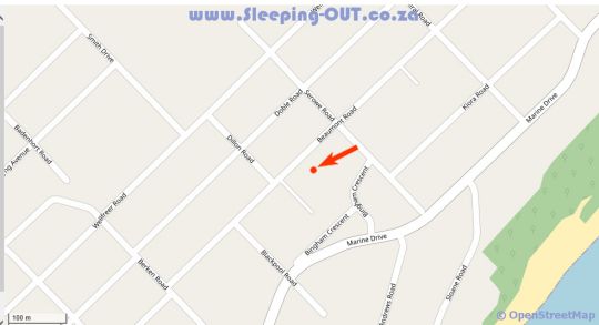 Map Boshoff (The) in Bluff  Durban  Durban and Surrounds  KwaZulu Natal  Afrique du Sud