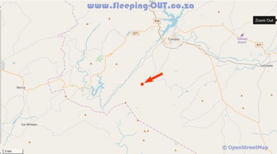 Map Forest View Cabins in Tzaneen  Valley of the Olifants  Limpopo  Suid-Afrika
