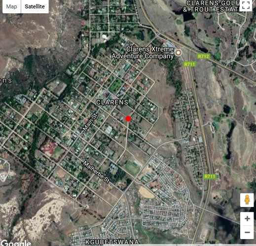 Map Gentle Presence in Clarens  Thabo Mofutsanyana  Free State  Zuid-Afrika