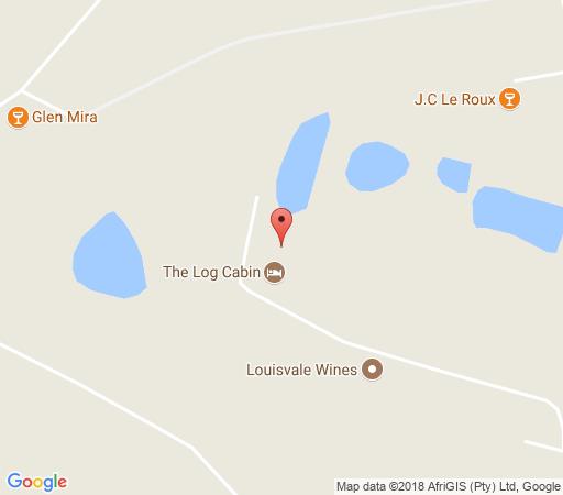 Map The Log Cabin in Stellenbosch  Cape Winelands  Western Cape  Suid-Afrika