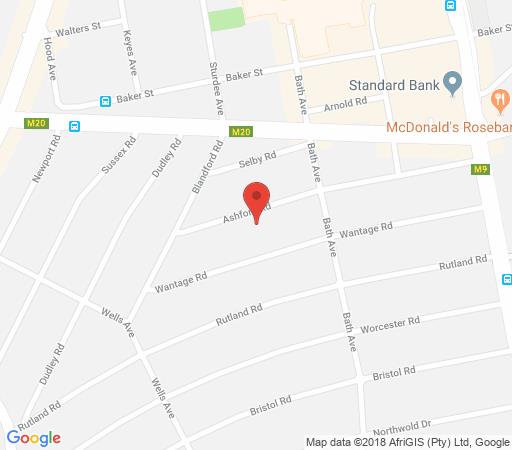 Map The Ashford in Parkwood  Northcliff/Rosebank  Johannesburg  Gauteng  South Africa