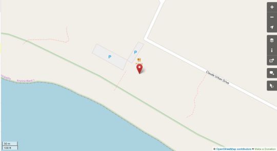 Map Pili Pili Beach Cabanas in Sedgefield  Garden Route  Western Cape  Zuid-Afrika