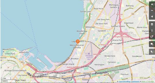 Map Lagoon Beach 237A in Milnerton  Blaauwberg  Cape Town  Western Cape  South Africa