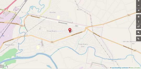 Map Sinesan Guesthouse in Vereeniging  Sedibeng District  Gauteng  South Africa