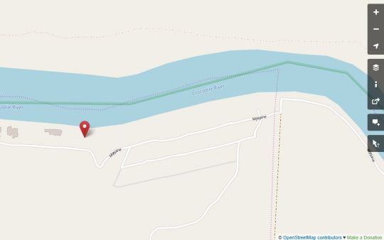 Map Crocodile Bend in Malelane  Kruger National Park (MP)  Mpumalanga  Afrique du Sud