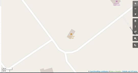 Map Fisherman\'s Cottage in Hondeklipbaai  Namakwaland  Northern Cape  South Africa