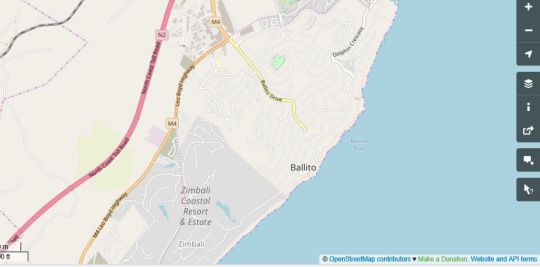 Map 19 Tontiki in Ballito  North Coast (KZN)  KwaZulu Natal  Zuid-Afrika