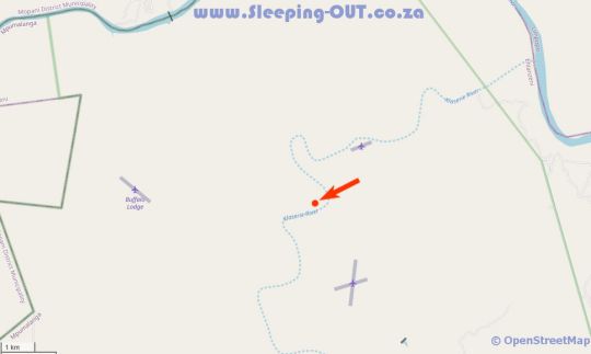 Map Ivory Wilderness River Rock Lodge in Hoedspruit  Valley of the Olifants  Limpopo  Zuid-Afrika