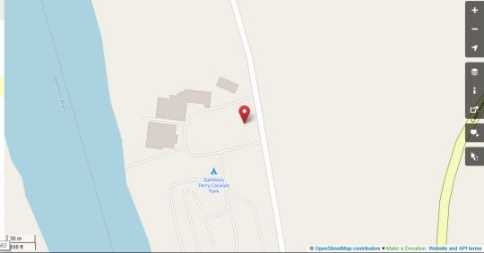 Map The Gamtoos Ferry Hotel in Jeffreys Bay  Cacadu (Sarah Baartman)  Eastern Cape  South Africa