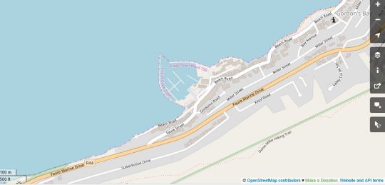 Map 22 Protea in Gordon's Bay  Helderberg  Western Cape  Suid-Afrika