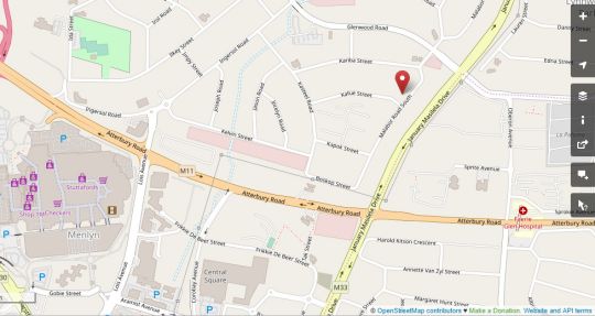 Map 64 on Malabor in Lynnwood Glen  Pretoria East  Pretoria / Tshwane  Gauteng  Afrique du Sud