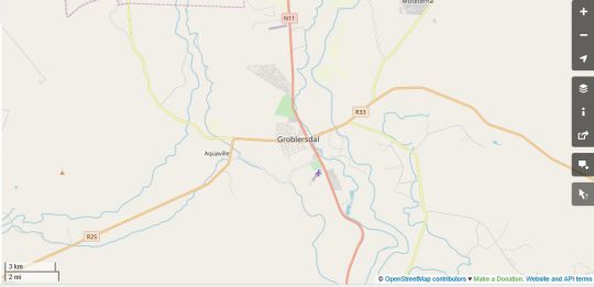 Map Rhenosterkop Kamp in Groblersdal  KwaMhlanga  Mpumalanga  Südafrika