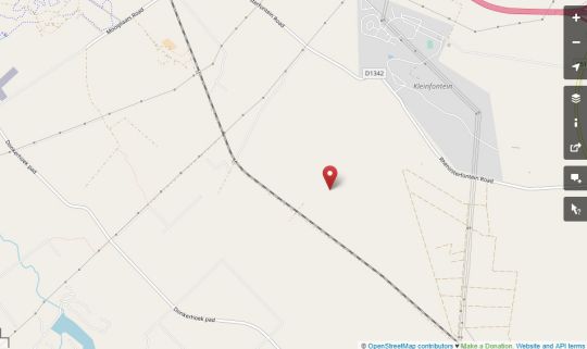 Map Donkerhoek Country Living in Donkerhoek  Pretoria East  Pretoria / Tshwane  Gauteng  Afrique du Sud