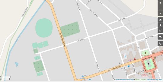 Map Spandau Manor in Graaff-Reinet  Cacadu (Sarah Baartman)  Eastern Cape  Suid-Afrika