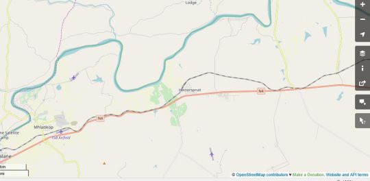 Map Jacana River Lodge in Hectorspruit  Lowveld  Mpumalanga  Afrique du Sud