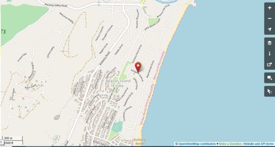 Map 13 Sanganer Avenue in Plettenberg Bay  Garden Route  Western Cape  Zuid-Afrika