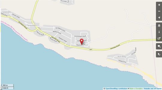 Map aHa Guest House in Seaview  Port Elizabeth / Gqeberha  Cacadu (Sarah Baartman)  Eastern Cape  Zuid-Afrika
