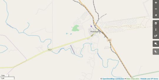 Map Wild Dog Guest Lodge Hoedspruit in Hoedspruit  Valley of the Olifants  Limpopo  Afrique du Sud