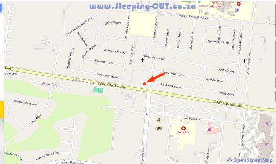 Map Prisatt Boutique Hotel in Lephalale  Waterberg  Bushveld  Limpopo  Zuid-Afrika