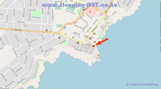 Map Harbour House Hotel  in Hermanus  Overberg  Western Cape  South Africa