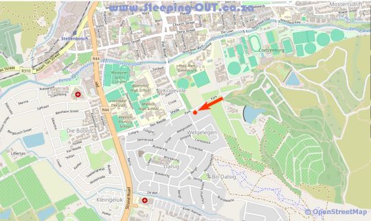 Map 4 Piet Retief in Stellenbosch  Cape Winelands  Western Cape  Suid-Afrika