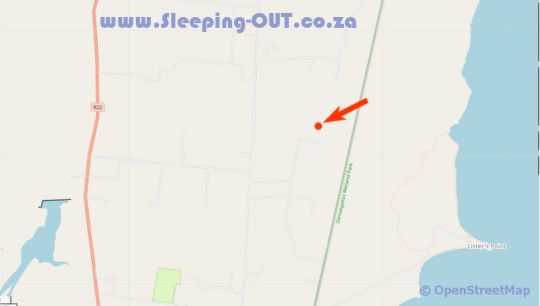 Map Hluhluwe Bush Camp in Hluhluwe  Zululand  KwaZulu Natal  Suid-Afrika