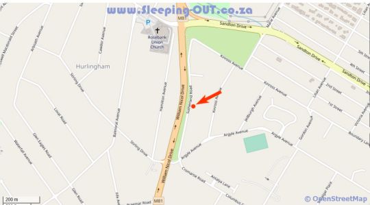 Map The Residency Sandhurst in Sandhurst  Sandton  Johannesburg  Gauteng  Afrique du Sud