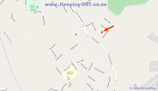 Map Vinique Guesthouse in Nelspruit  Lowveld  Mpumalanga  Südafrika