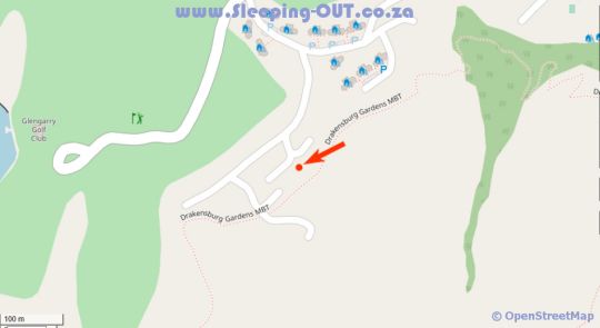 Map Fairways  Heartwood Mountain Cottage in Underberg  Southern Drakensberg  Drakensberg (KZN)  KwaZulu Natal  South Africa