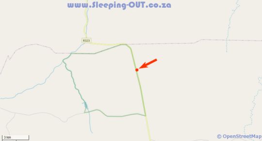 Map Miertjieskraal Karoohuisies in Riversdale  Garden Route  Western Cape  Südafrika