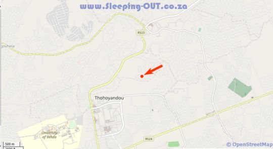 Map Royal Hills Lodge and Spa in Thohoyandou-G  Thohoyandou  Soutpansberg  Limpopo  Suid-Afrika