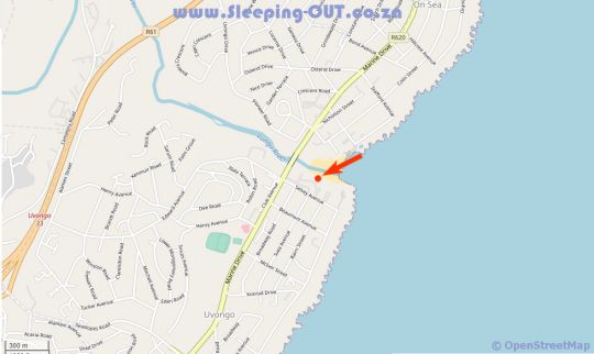 Map 184 Laguna La Crete in Uvongo  South Coast (KZN)  KwaZulu Natal  Zuid-Afrika