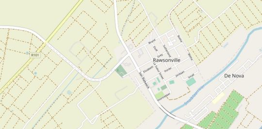 Map Monte Rose Guesthouse in Rawsonville  Breede River Valley  Western Cape  Zuid-Afrika
