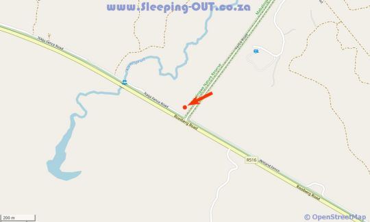 Map Mabalingwe Elephant Lodge in Bela Bela  Bushveld  Limpopo  Südafrika
