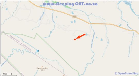 Map Starry Starry Night in Montagu  Breede River Valley  Western Cape  Afrique du Sud