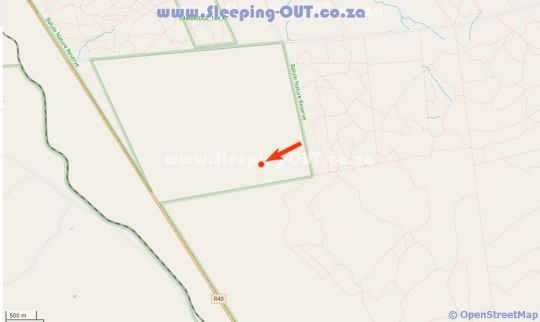 Map Imagine Africa Tented Camp in Balule Nature Reserve  Greater Kruger Park  Kruger National Park (LIM)  Limpopo  Suid-Afrika