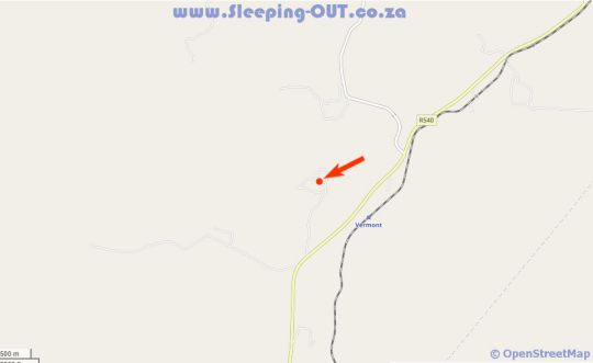Map Glen Aden in Dullstroom  Highlands  Mpumalanga  Suid-Afrika