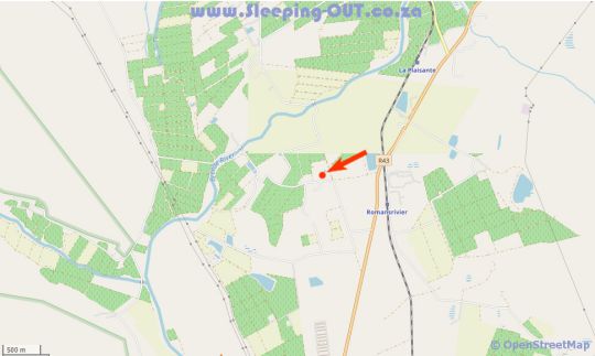 Map Hoogwater Farmlife and Accommodation in Wolseley  Breede River Valley  Western Cape  Afrique du Sud