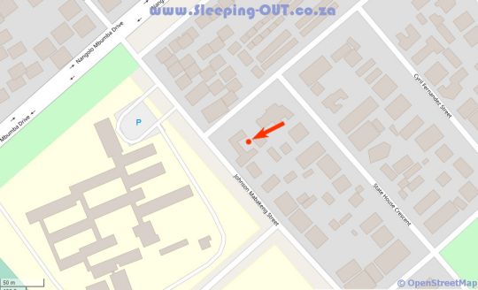 Map Desert Dreams BB in Walvis Bay  Erongo  Outjo