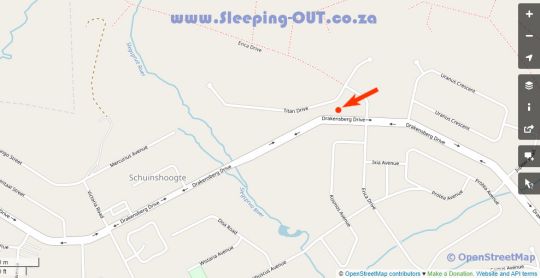Map The Tuscan Garden in Newcastle  Battlefields  KwaZulu Natal  South Africa