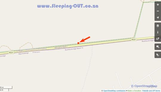 Map Shik Shack Backpackers in Hoedspruit  Valley of the Olifants  Limpopo  Suid-Afrika