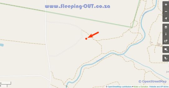 Map Plaas Toe in Dinokeng North  Metsweding District  Gauteng  Afrique du Sud
