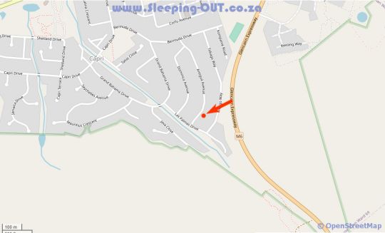 Map Naurolukki 1 in Fish Hoek  False Bay  Kaapstad  Western Cape  Suid-Afrika