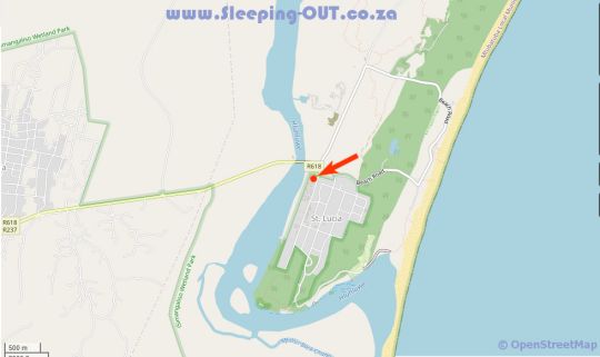 Map Unit 54 The Bridge in St Lucia  Zululand  KwaZulu Natal  Suid-Afrika