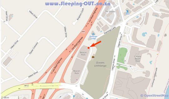 Map Beacon Rock 126 in Umhlanga Rocks  Umhlanga  Northern Suburbs (DBN)  Durban and Surrounds  KwaZulu Natal  Afrique du Sud
