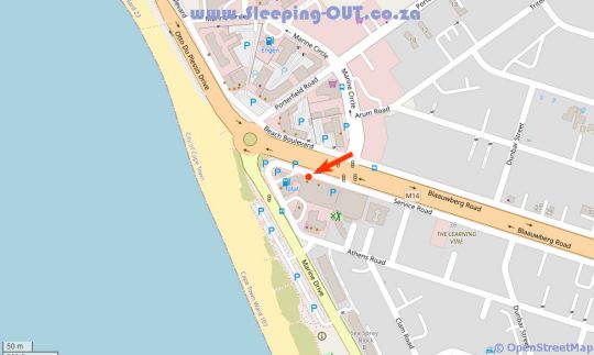 Map Beautiful Horizons in Bloubergstrand  Blaauwberg  Cape Town  Western Cape  South Africa
