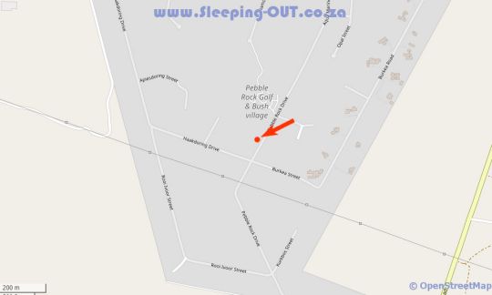 Map Monkey Thorn Cottage in Roodeplaat  Pretoria North  Pretoria / Tshwane  Gauteng  South Africa